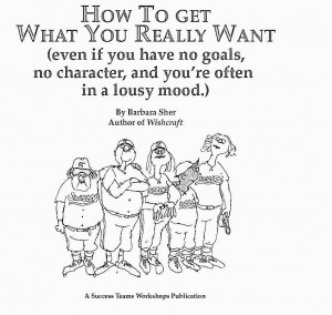 success teams - How to get what you really want, even if you have no goals, no character and are often in a lousy mood.